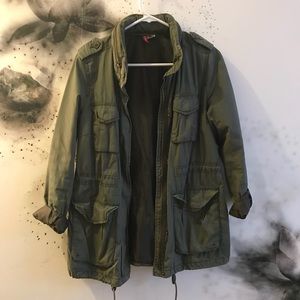H&M Classic Army Green Utility Jacket